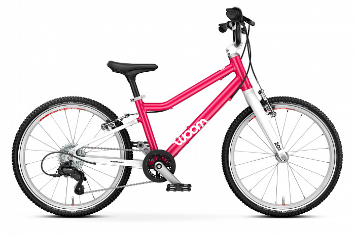 Детский велосипед Woom go 4 hot pink 20”