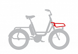 Багажник для велосипеда Benno Utility Front Tray Red