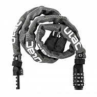 Велосипедный замок Ulac 52nd Street Steel Chain Lock Combo Grey
