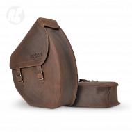 Сумка для велосипеда  The Ruffian Leather Saddle Bag Left Brown