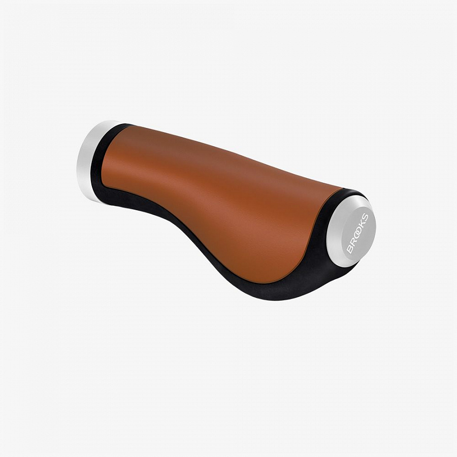Грипсы Brooks Ergonomic Leather Grips 130/130 Honey