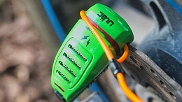 Велосипедный замок Ulac Air Alarm Combo Disc Lock Sky