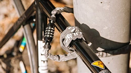 Велосипедный замок Ulac 52nd Street Steel Chain Lock Combo Bumblebee